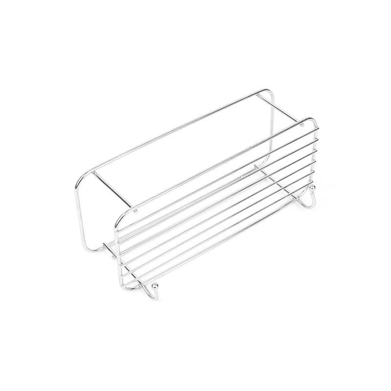 Självhäftande duschkabin i rostfritt stål med krokar