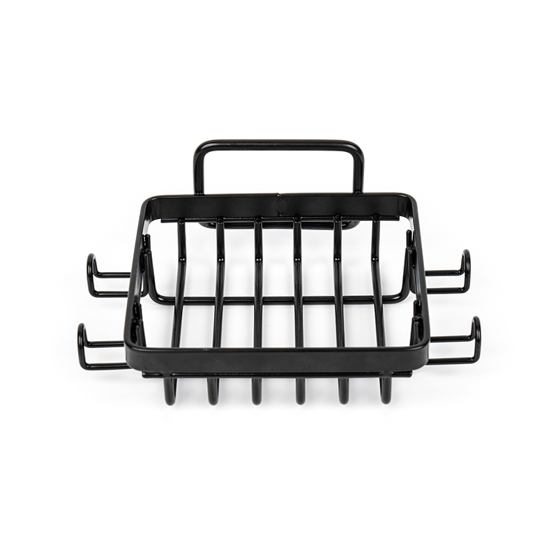 Svart tvålhållare i rostfritt stål för dusch