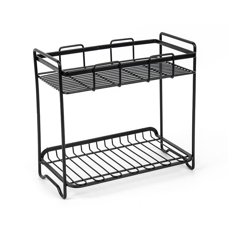 Dubbla lager förvaringshyllor