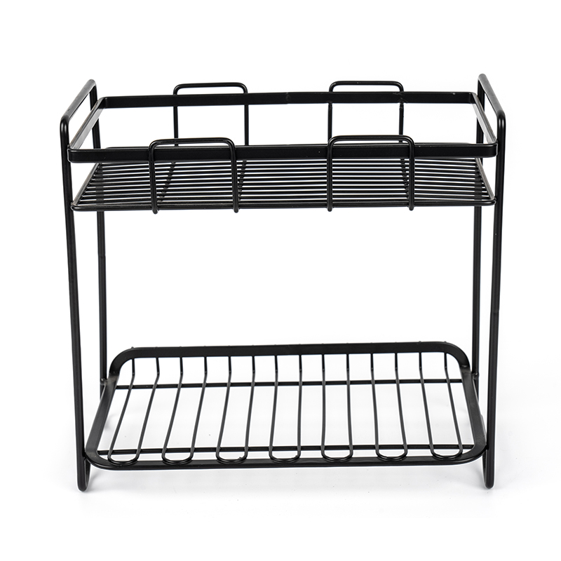 Dubbla lager förvaringshyllor