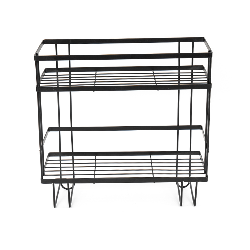 Dubbel lager väggmonterad hylla