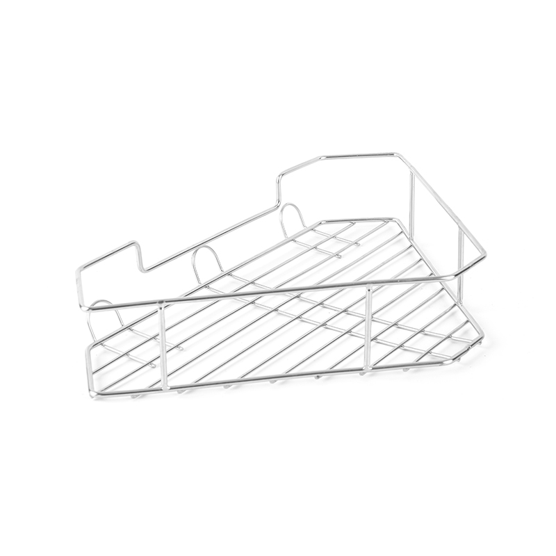 304 rostfritt stål väggmonterad duschkabin Hörnhylla