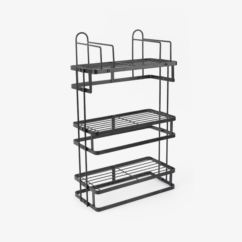 3-hylls justerbar metallförvaringsställ för kök och garage