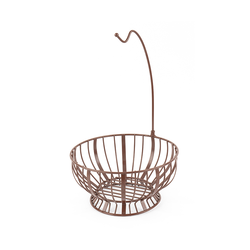 Fruktkorg med bananhängare för kök