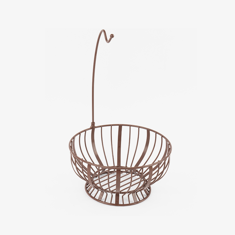 Fruktkorg med bananhängare för kök