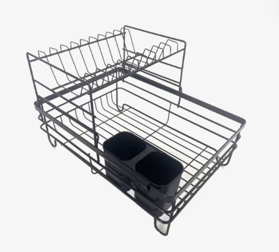 Bekväm förvaring av skålställ i rostfritt stål