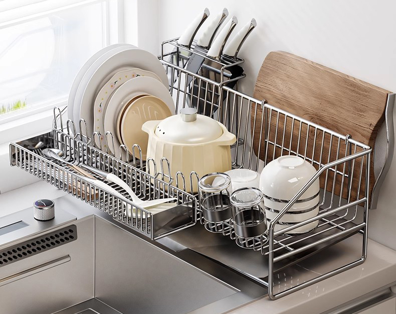 Är redskapshållaren 304 i rostfritt stål det perfekta valet för små kök?